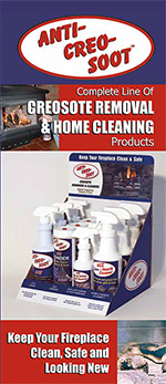 creosote removal brochure Anti Creo Soot creosote removal and home cleaning products