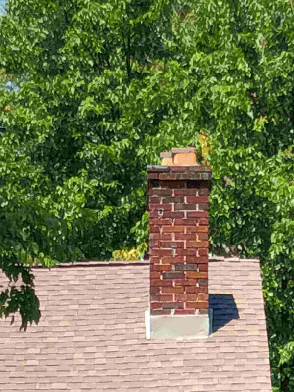 chimney cricket on chimney